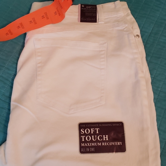 Gloria Vanderbilt Amanda Jean Size 16 White - Picture 10 of 14